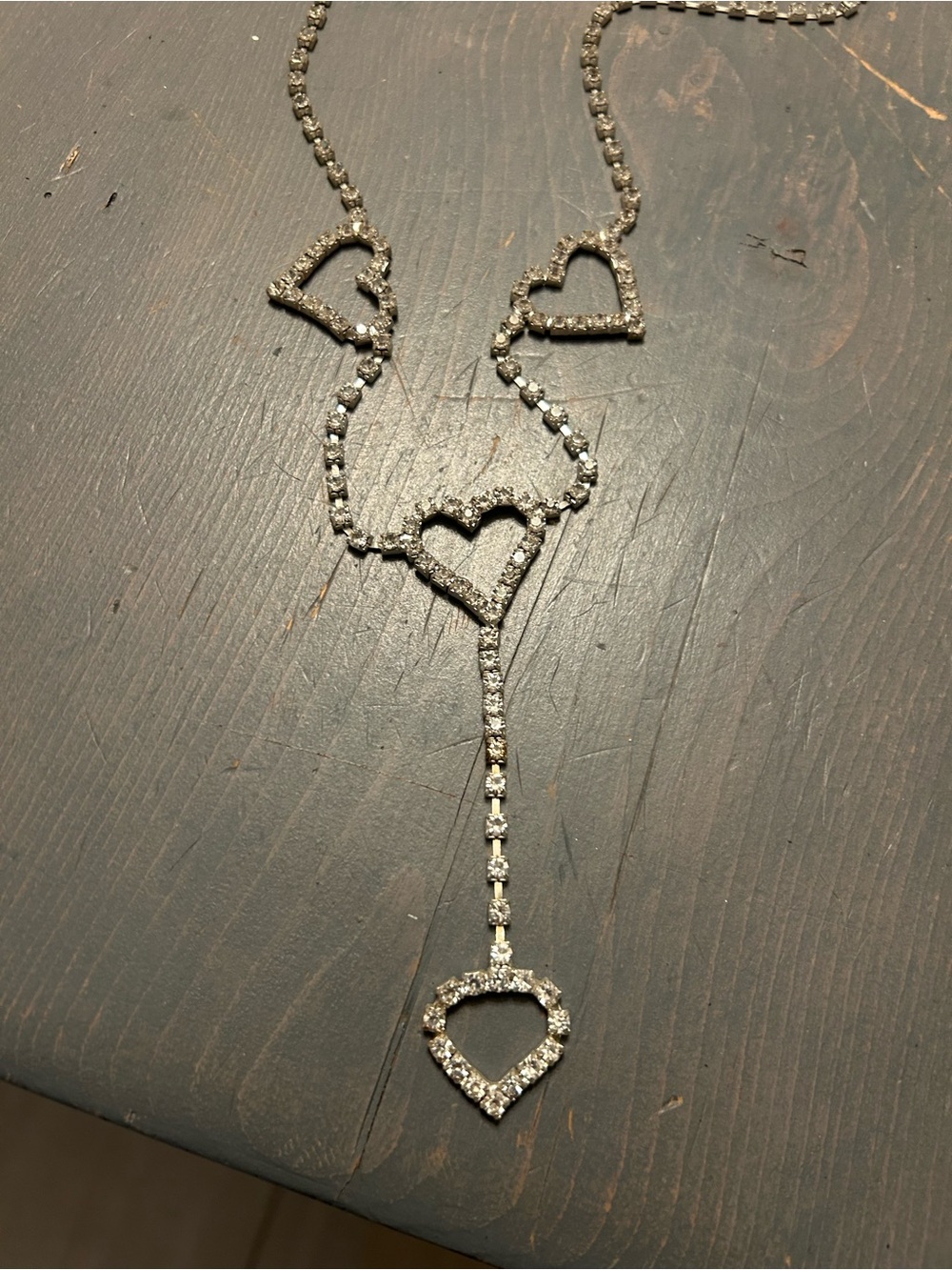 Rhinestone necklace or drape belt 
Stunning &